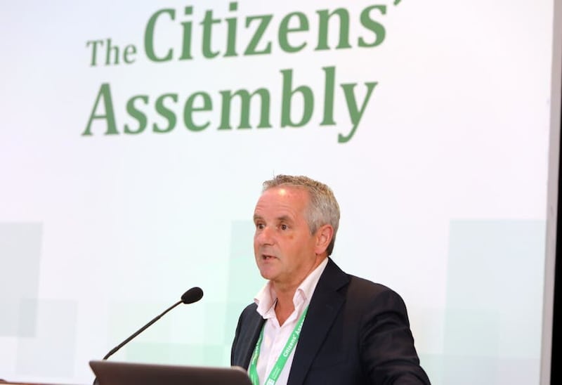 Paul Reid speaking at the inaugral meeting of the Citizens’ Assembly