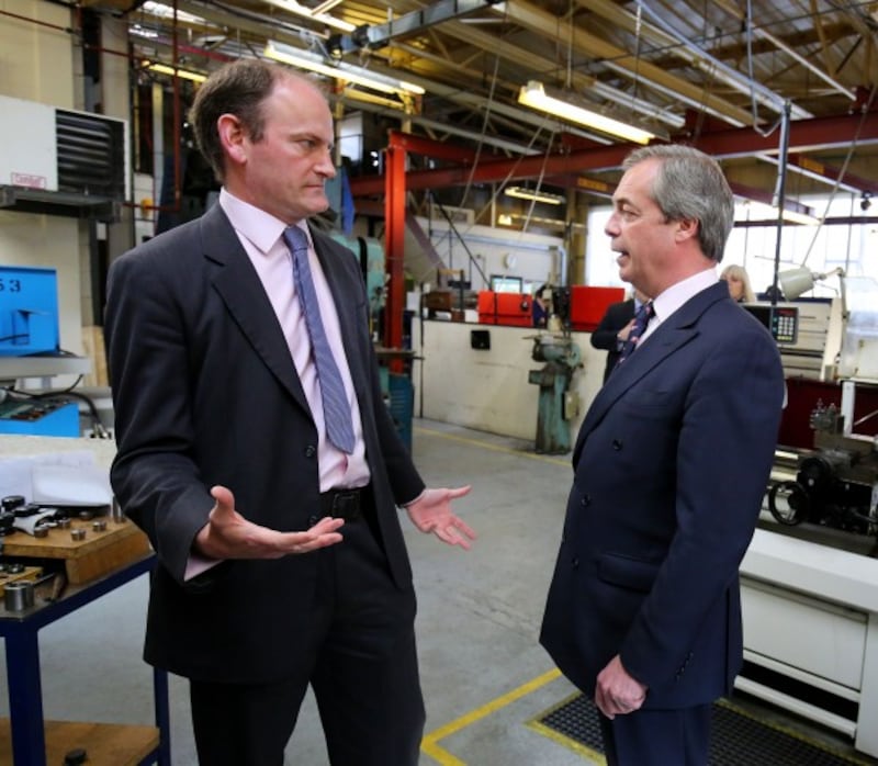 farage and carswell (Gareth Fuller/PA)