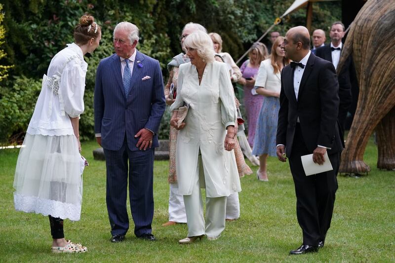 Charles and Camilla at the A Starry Night In The Nilgiri Hills charity event