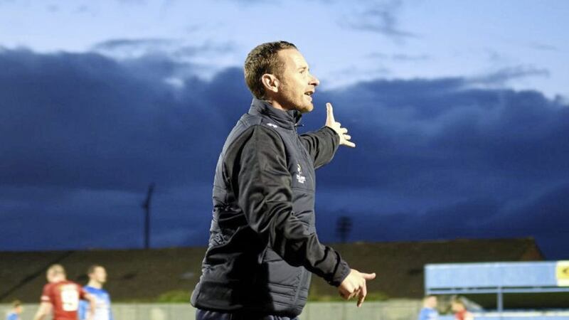 Manager and Trustee Darren Mullen is one of the key figures behind the resurrection of Newry City AFC 