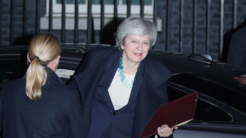 British Prime Minister Theresa May arrives back at 10 Downing Street, London. Picture by&nbsp;Yui Mok/PA Wire&nbsp;