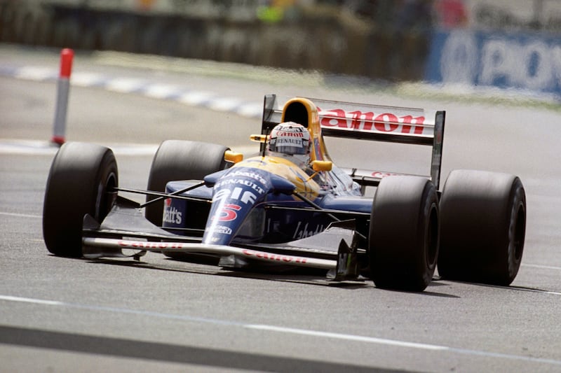 Nigel Mansell romped to the 1992 world championship for Williams
