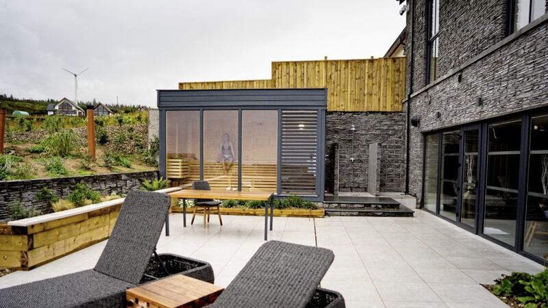 The new outdoor space at The Salthouse in Ballycastle. 