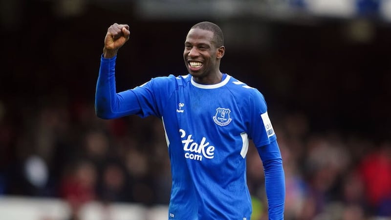 Everton have extended Abdoulaye Doucoure’s contract by 12 months (Peter Byrne/PA)