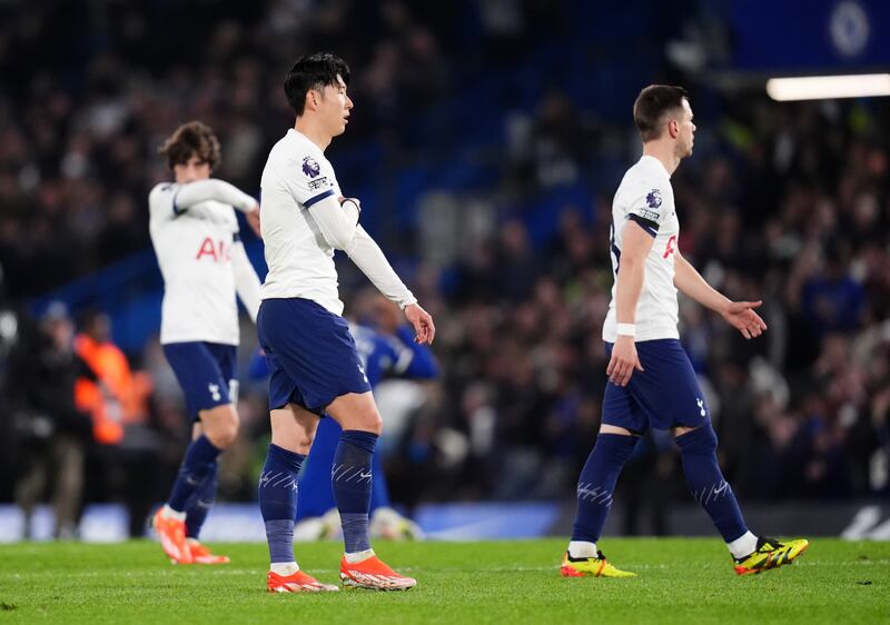 Tottenham’s defeat at Chelsea was their third in a row