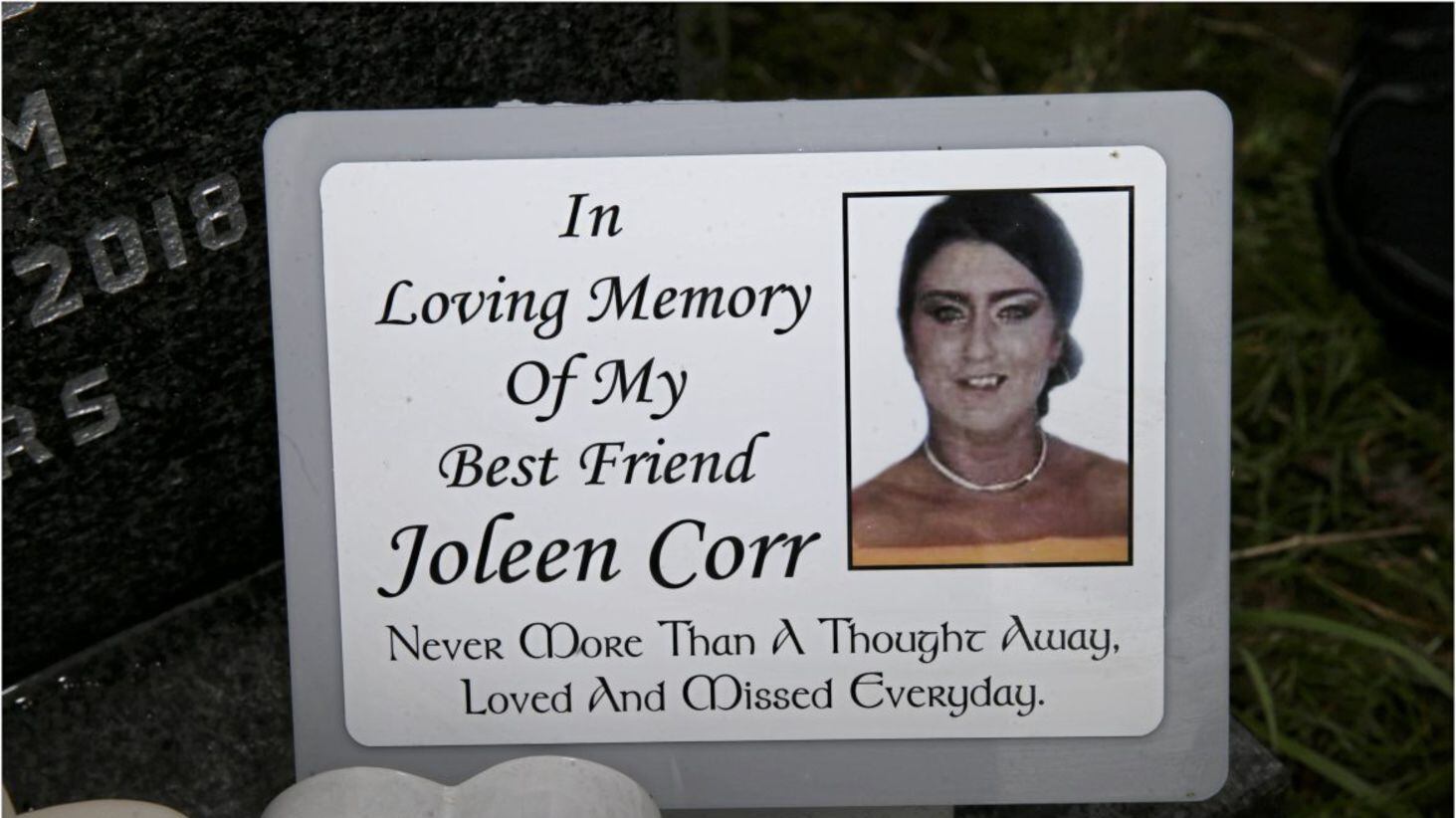 Joleen Corr was laid to rest in the city cemetery in Belfast. Picture: Hugh Russell 