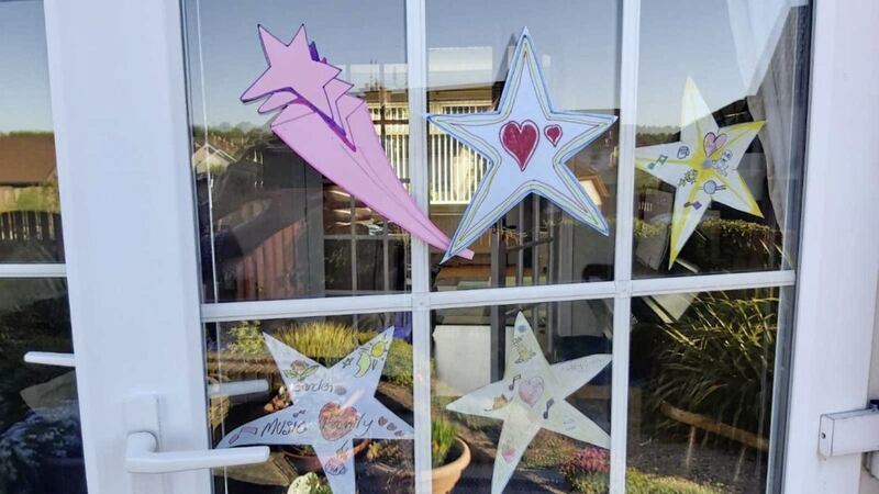 The bereavement stars, created by children supported by Barnardo&#39;s 