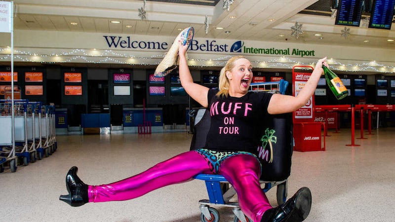 Belfast actress Caroline Curran who stars in the one-woman show Maggie Muff&#39;s Feg Run, touring Northern Ireland this summer 