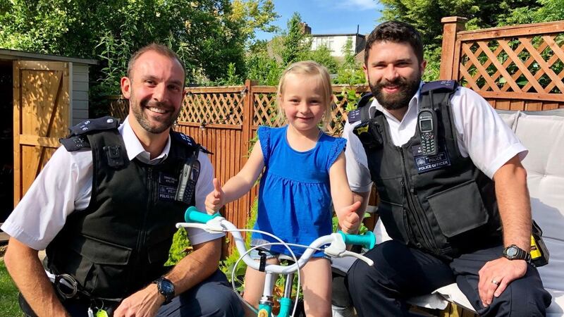 The retailer gave Emily a new bike after hers was stolen from outside her house.