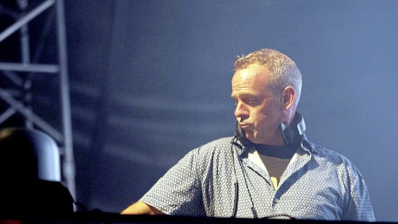 Fatboy Slim at work. Picture By Arthur Allison. 
