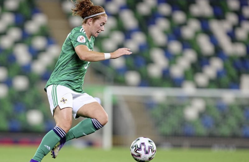 Northern Ireland woman&#39;s captain Marissa Callaghan. Picture by Desmond Loughery/Pacemaker Press 