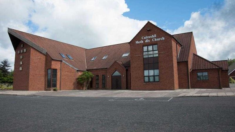 Cairnshill Methodist Church on the outskirts of Belfast was attacked by arsonists 