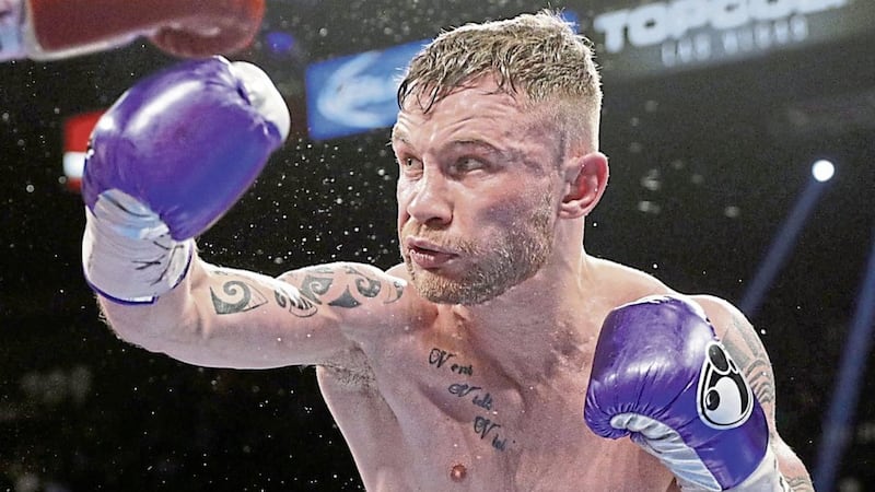Carl Frampton in action &ndash; Sparred and Barred is a New England IPA tha pays tribute to Belfast&#39;s boxing prowess 