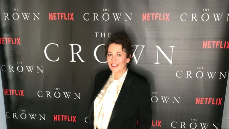 The star spoke during a virtual premiere for the hit Netflix drama.