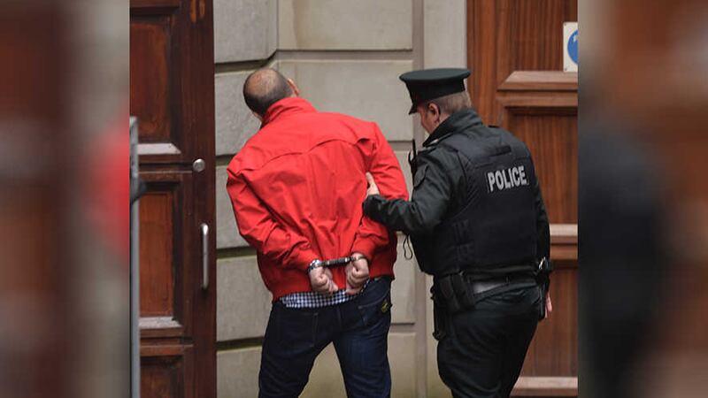 Mark Dunford, (41), appeared in court in Ballymena, Co Antrim, following his arrest in Spain on June 25 PICTURE: Pacemaker &nbsp;