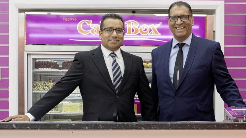 Cake Box founders Sukh Chamdal and Pardip Dass 