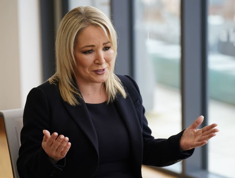 Sinn Féin vice president Michelle O'Neill said she had written to the NI secretary of state. Picture by Niall Carson/PA Wire
