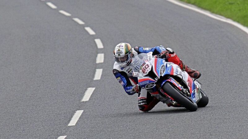 Peter Hickman (Smith&#39;s Racing BMW) took victory in the final Superbike race and his seventh at the Around a Pound Superbike Race at the 2019 Fona Cab Ulster Grand Prix in Dundrod, Co Antrim. Picture by Rod Neill 