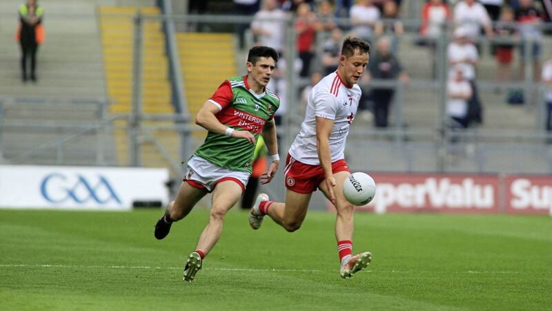 Footballer of the Year Kieran McGeary had a superb season with Tyrone in 2021. Picture: Seamus Loughran. 