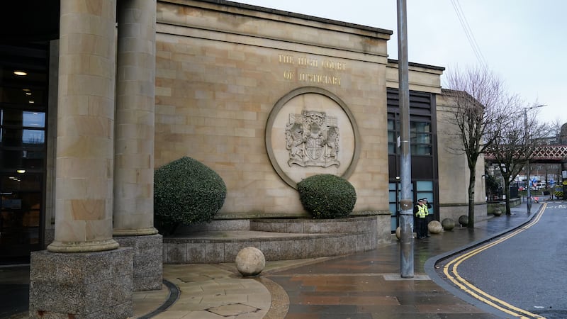 The trial is taking place at the High Court in Glasgow