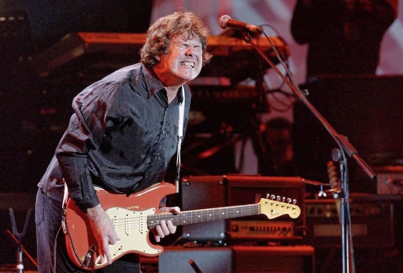 Gary Moore anjoyed a spectacular career with bands such as Skid Row, Thin Lizzy and G-Force, as well as a successful solo career. Picture by Ian West/PA Wire 