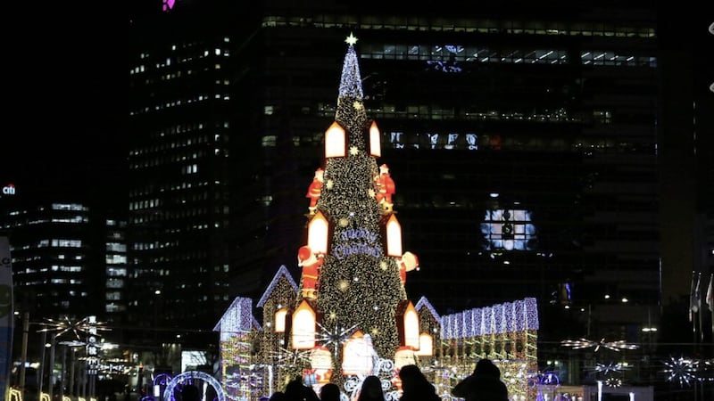 Reference to &#39;the holy season of Advent&#39; has almost imperceptibly been replaced by the expression &#39;the run-up to Christmas&#39;, to say nothing of the omnipresence of &#39;Christmas lights&#39; - such as this bright tree displayed over the Cheonggye stream in Seoul, South Korea for the city&#39;s Christmas festival. Picture by AP Photo/Ahn Young-joon 