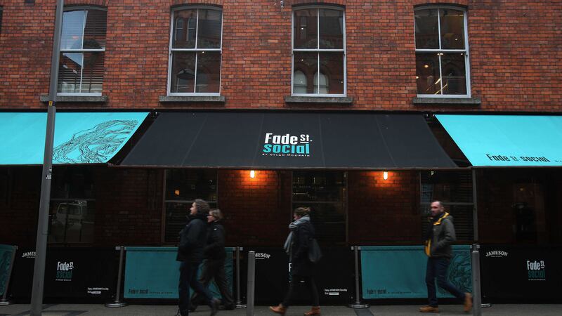 Fade Street Social restaurant in central Dublin which was shut for 24 hours last month under a closure order issued by the Food Safety Authority of Ireland (FSAI) after issues arose at the entrance on Drury Street. Picture by Niall Carson, Press Association&nbsp;