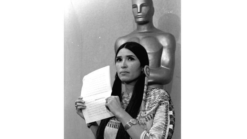 Littlefeather famously took to the stage to decline Marlon Brando’s 1973 best actor Oscar for The Godfather, at his request.