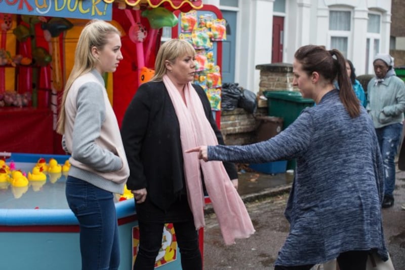 EastEnders Louise, Sharon and Sonia