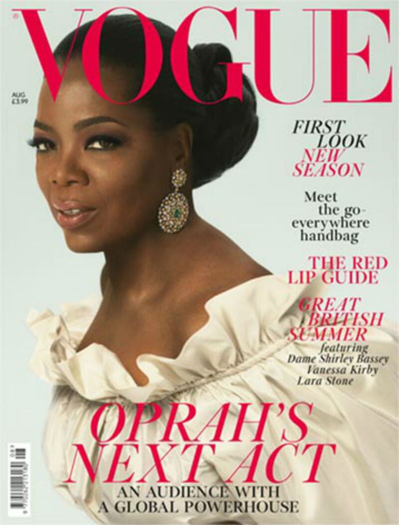 Oprah Winfrey on Vogue cover