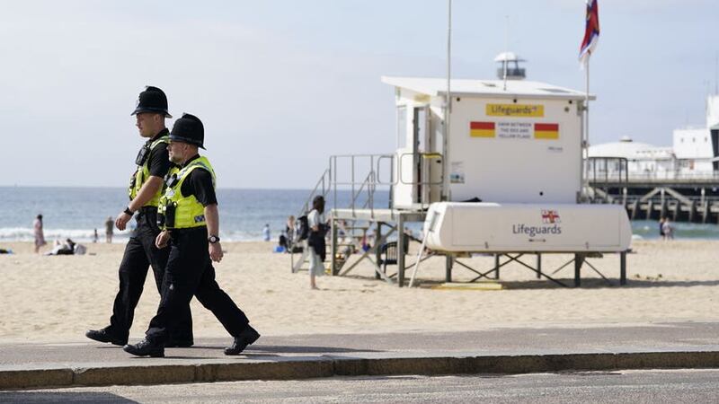 Police have confirmed that they do not believe a vessel made contact with swimmers off Bournemouth beach (Andrew Matthews/PA)