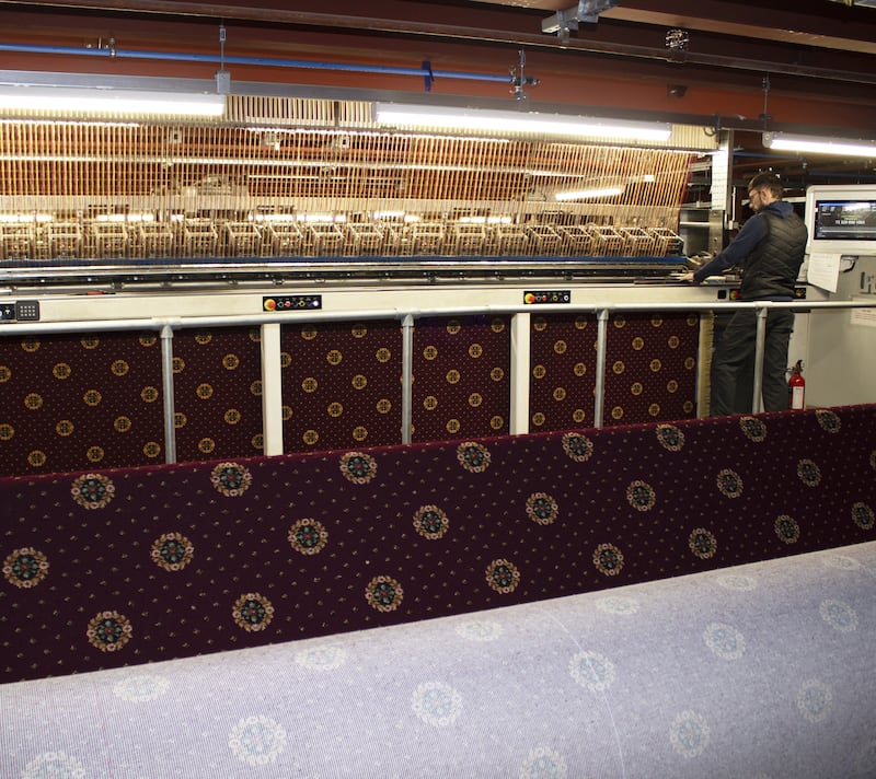 Ulster Carpets have invested in new looms.
