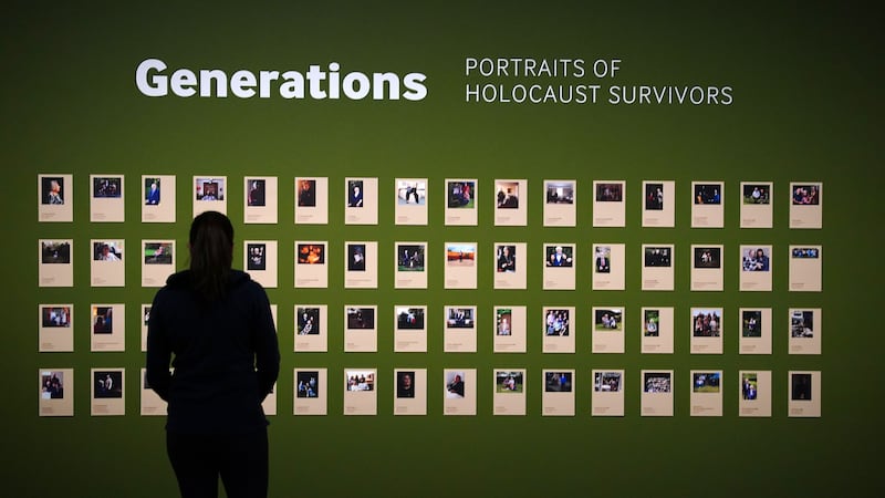 The exhibition aims to capture the connections between Holocaust survivors and the younger generations of their families.
