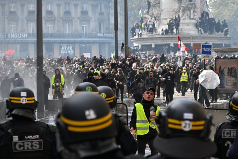 Macron vows to hold accountable those who ‘sought to bring down Republic’