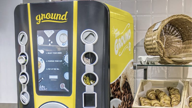 Northern Ireland coffee chain Ground Espresso Bars has introduced new vending machines for its products 