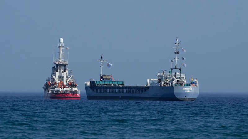 Ships carrying aid are travelling to Gaza (Petros Karadjias/AP)