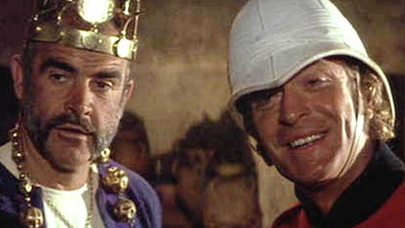 Sean Connery and Michael Caine in The Man Who Would Be King 
