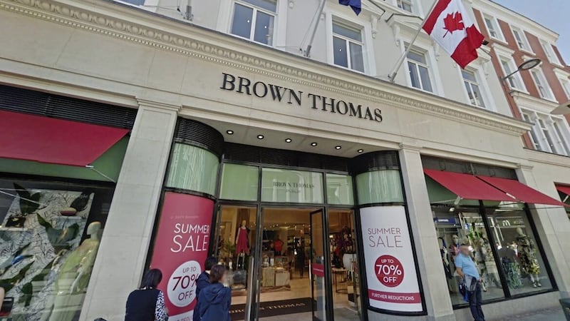 The Brown Thomas store on Dublin&#39;s Grafton Street. 