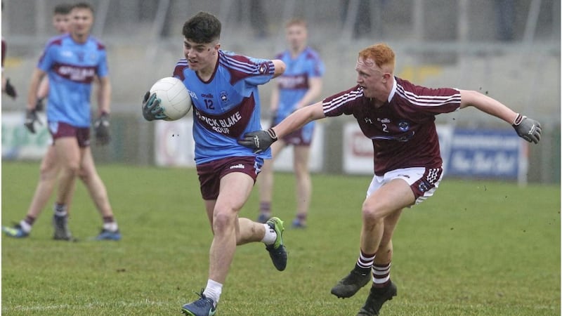 Darragh Mac Brien finished with eight points in yesterday&#39;s MacRory Cup final. Picture by Hugh Russell. 