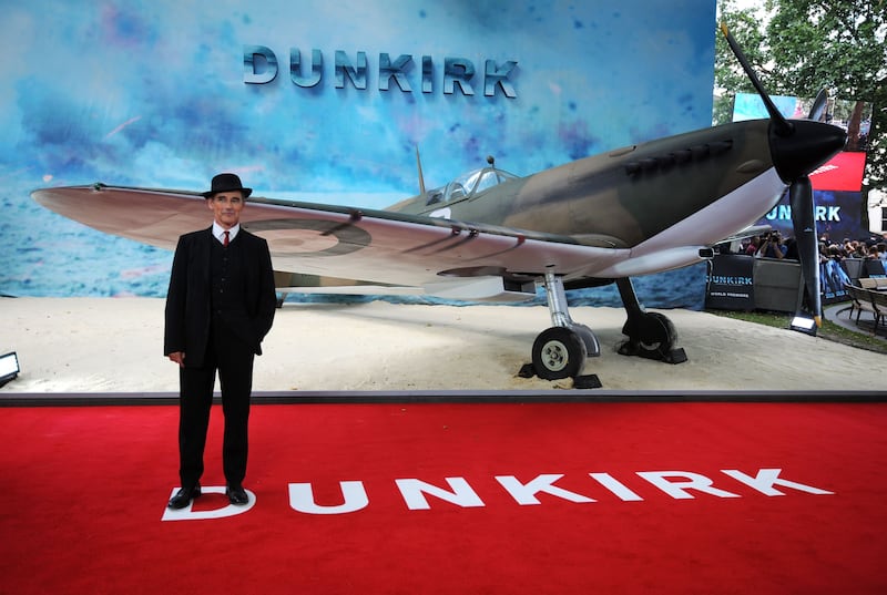 Mark Rylance attends the world premiere of Dunkirk at the Odeon Leicester Square in London.