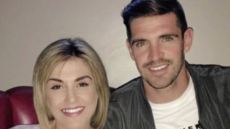 Kyle Lafferty pictured with his sister Sonia, who died on Thursday 